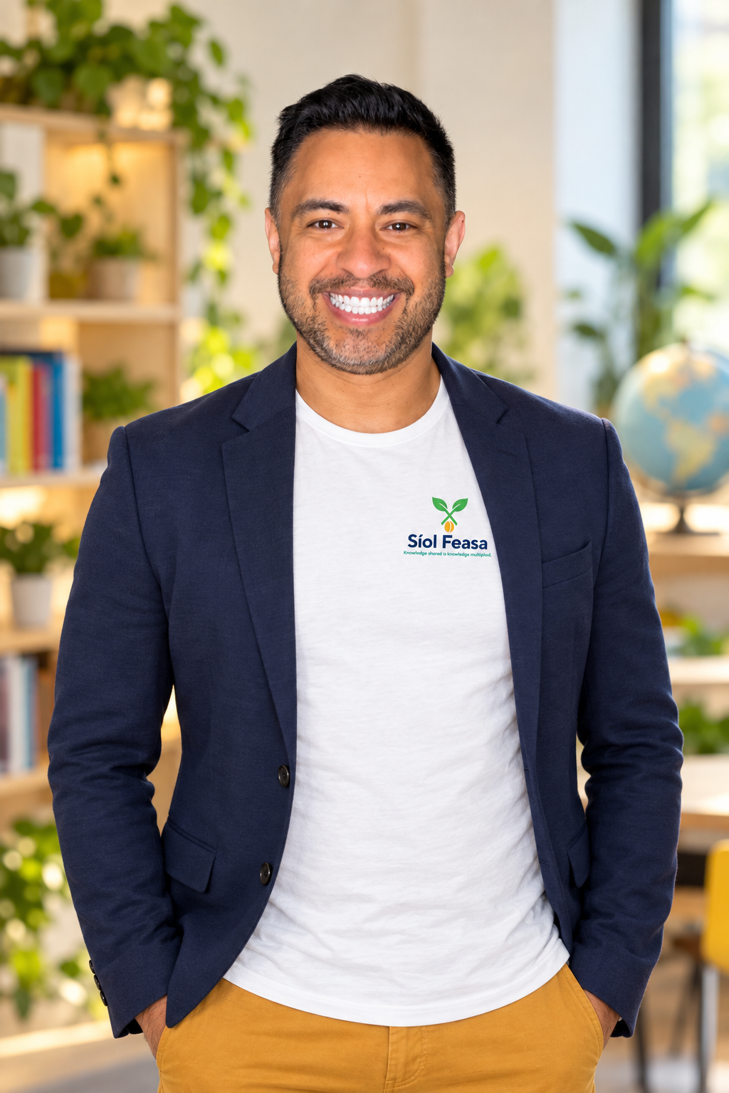 Oide Rolando Hanlon, founder of Hanlon Creative Press